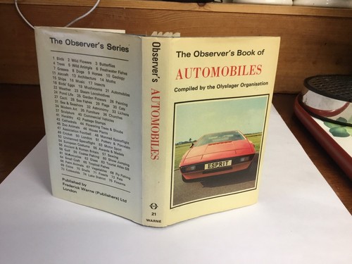 Observers book automobiles - book,