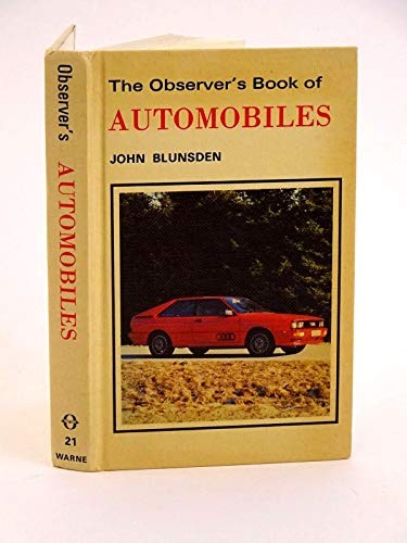 Observer book automobiles - observer's,
